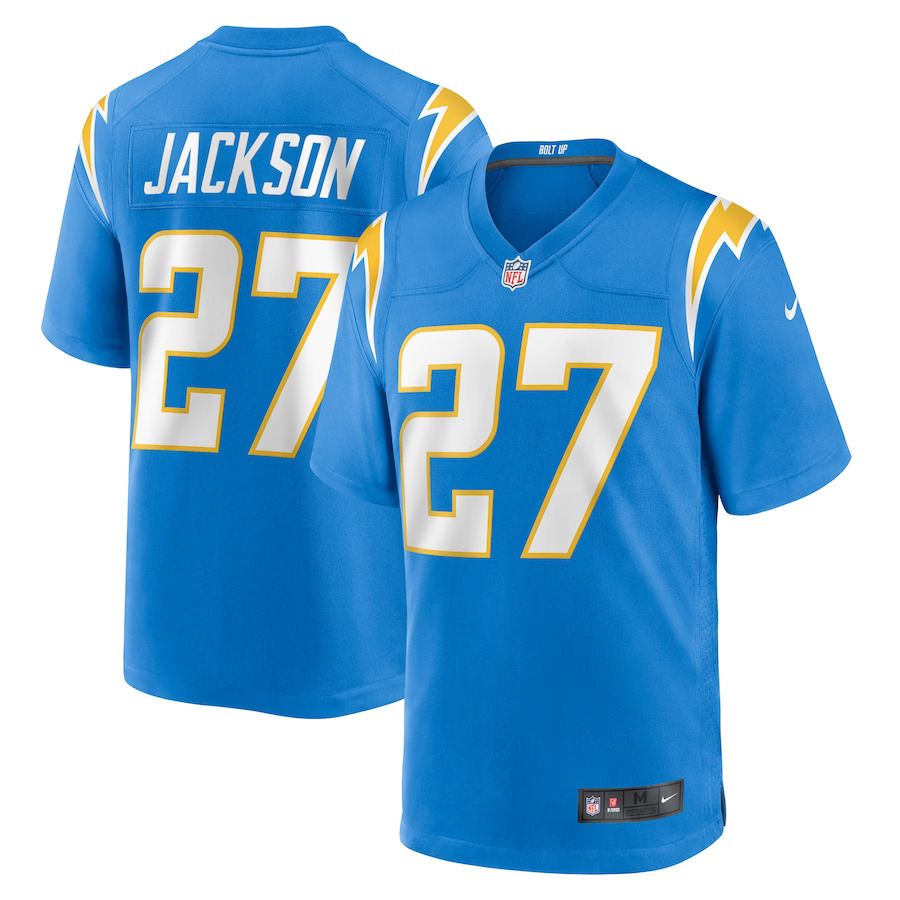Men Los Angeles Chargers #27 J.C. Jackson Nike Powder Blue Game NFL Jersey